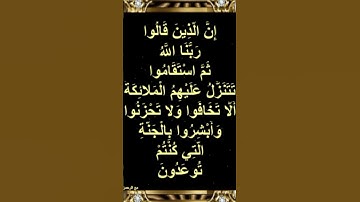 ما تيسر من سورة فصلت