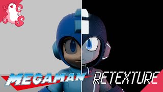 Retexturing Mega Mans Smash Model (Showcase)