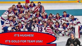 Team USA Gold Medal Ceremony vs. Canada | 2026 Olympics Men's Hockey | FAN REACTION