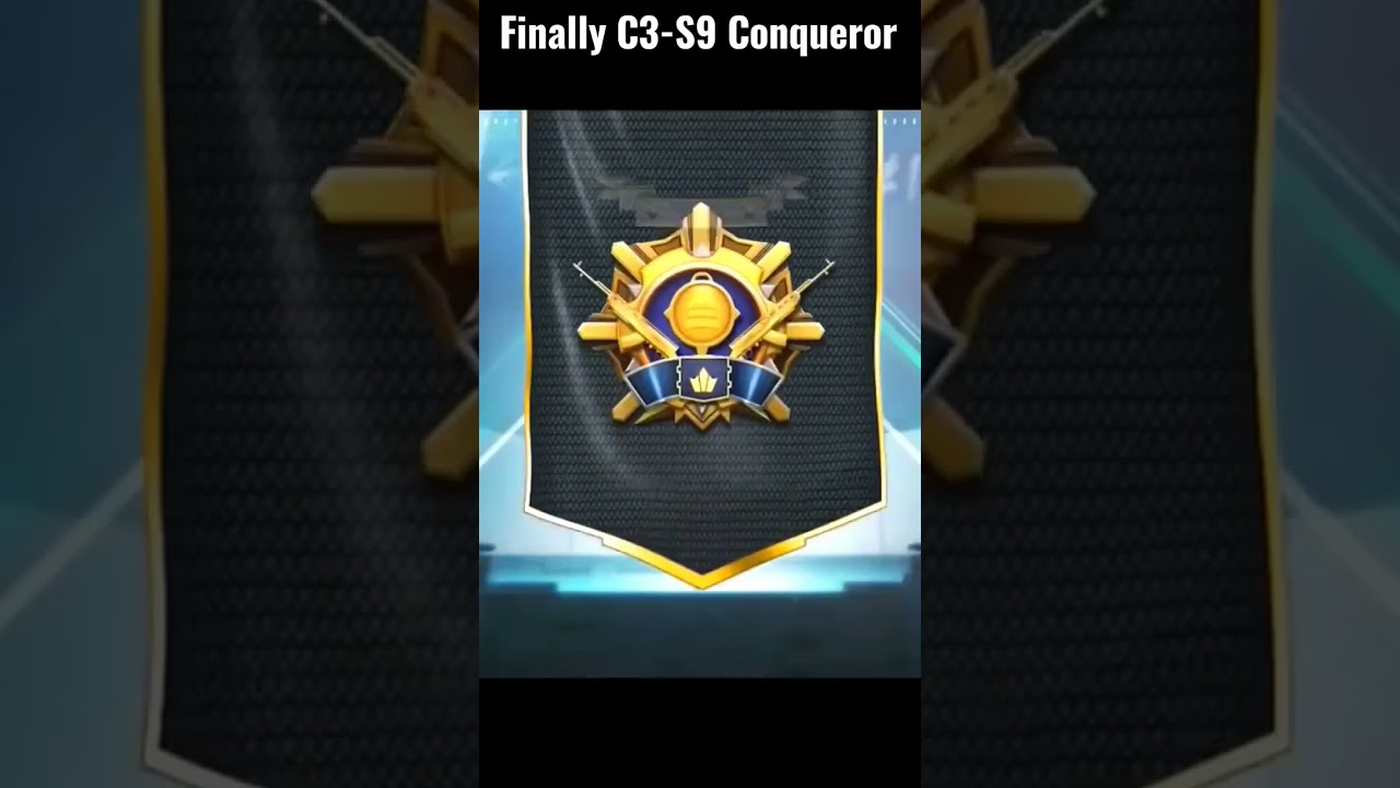C3S9 Conqueror 🔥• Finally • Pubg Mobile 🎯 