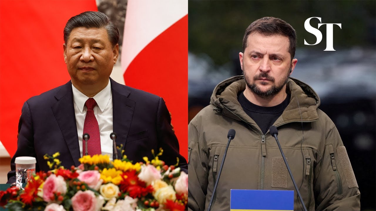 Xi, Zelensky hold first talks since Russia's invasion - YouTube