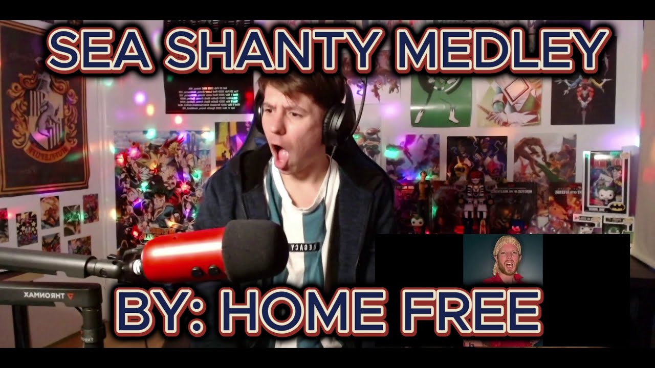 Ready go to ... https://www.youtube.com/watch?v=7Qu6RT3U0Rou0026t=97s [ I WANNA BE A PIRATE!!! Blind reaction to Home Free - Sea Shanty Medley]