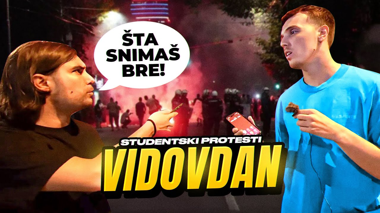 NAPADNUT SAM NA PROTESTIMA STUDENATA - UŠAO U ĆACILEND