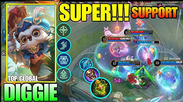 Diggie Best Build and Emblem 2025 pt.415 - Build Top 1 Global Diggie ~ MLBB