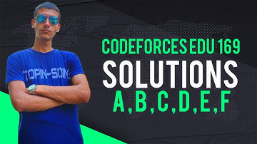Educational Codeforces Round 169 Solutions (A to F)