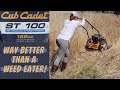 Better Than a Weed Eater, Cheaper Than a Tractor! | Cub Cadet ST 100 Walk Behind String Trimmer |