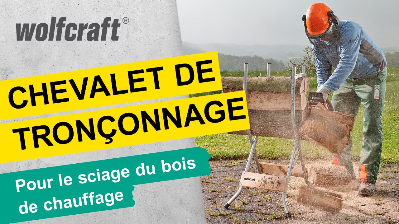 Le chevalet de tronçonnage mobile et compact pour le sciage du