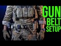 How to setup a “gunfighter” Belt / Battle Belt / Ferro Concepts Bison Belt