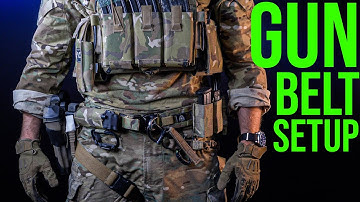 How to setup a “gunfighter” Belt / Battle Belt / Ferro Concepts Bison Belt