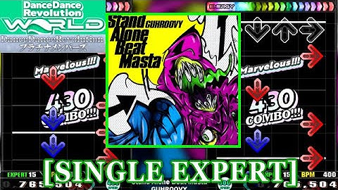 【DDR WORLD】 Stand Alone Beat Masta / GUHROOVY [SINGLE EXPERT] 譜面確認+Clap