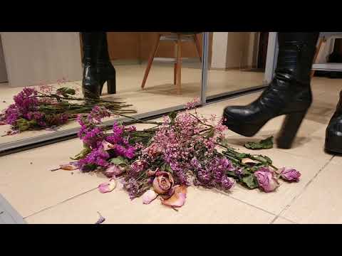 Crushing Flowers In High Boots Crunchy Sound Preview