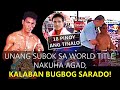 Nang Makuha ni "Eagle Eye" Tunacao ang World Title, Kalaban Bugbog Sarado!