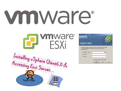 Installing vSphere Client and Accessing Esxi Host