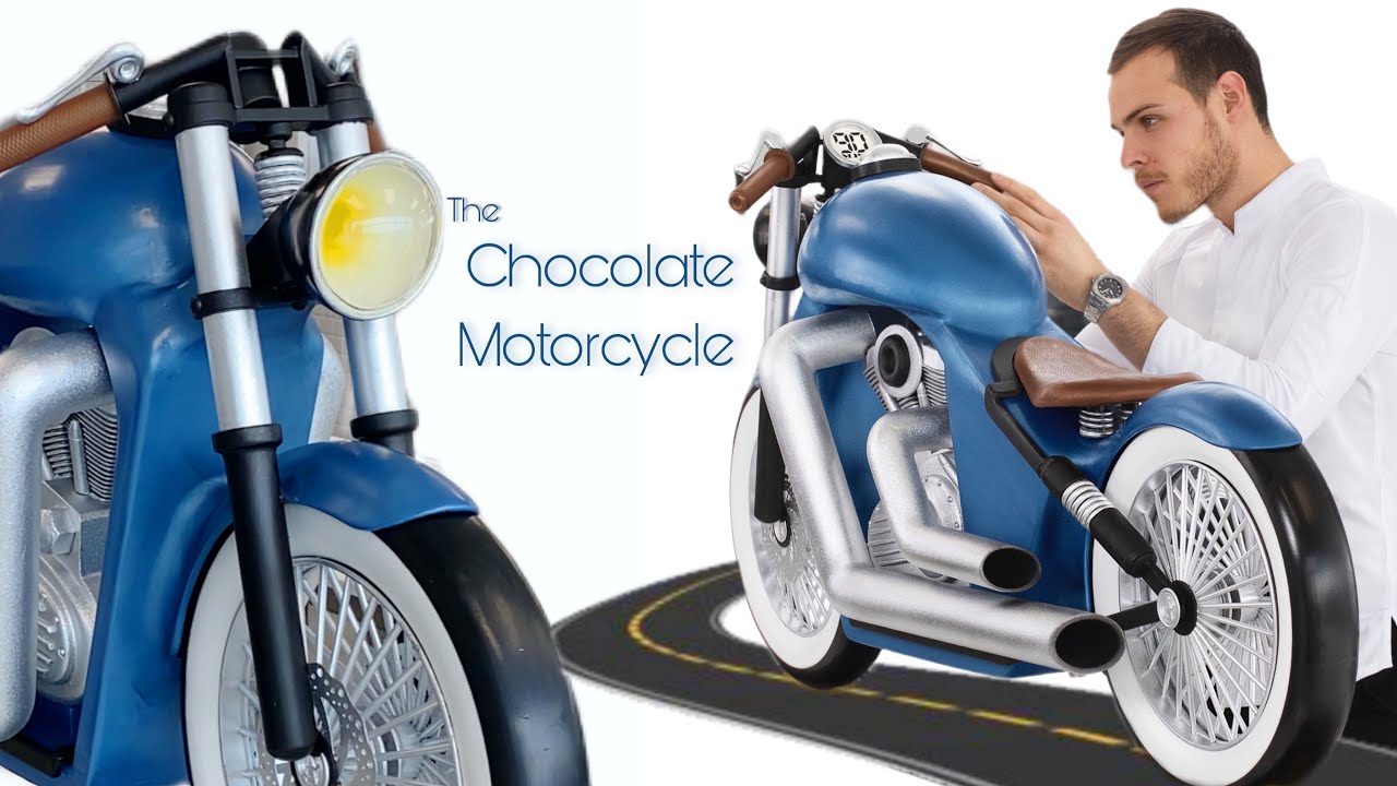 ⁣Chocolate Motorcycle!