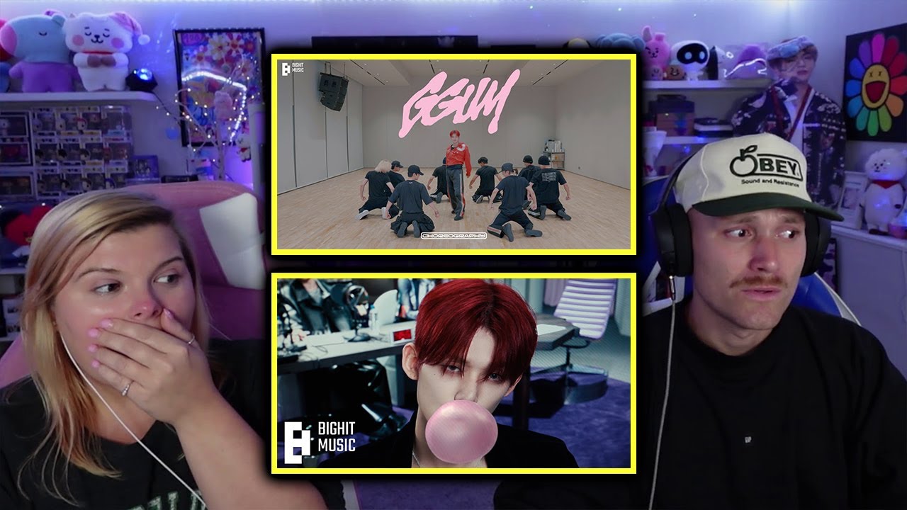 TXT YEONJUN's 'GGUM' MV and Dance Practice REACTION !