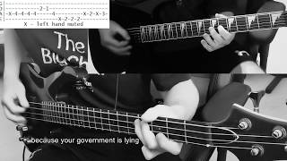 Download lagu Anti-Flag - Die For Your Government (bass and guitar cover)   TABS
