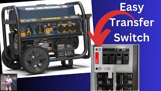 Low-Cost Generator Interlock Transfer Switch for Whole House