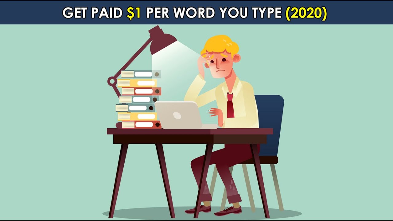 Get Paid $1 Per Word You Type (Make Money Online)