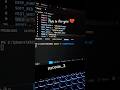 this is for you ♥️|| #coding #song #python