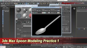 3ds Max Spoon Modeling | Practice Exercise 1
