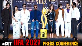 UNCUT | IIFA 2027 | Press Conference | Salman Khan,Kareena,Shahid Kapoor,Varun,Pankaj,Ali,Abhishek