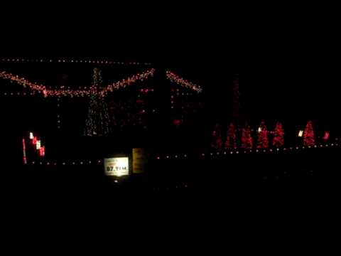 cool Christmas light and music show that I filmed a few minutes of