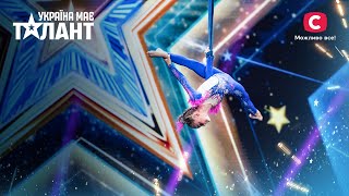 Little aerial gymnast wows with her fearlessness - Ukraine's Got Talent 2021 - Episode 4