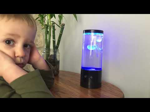 Jellyfish Lamp for Calm Nights! Perfect for Relaxation.
