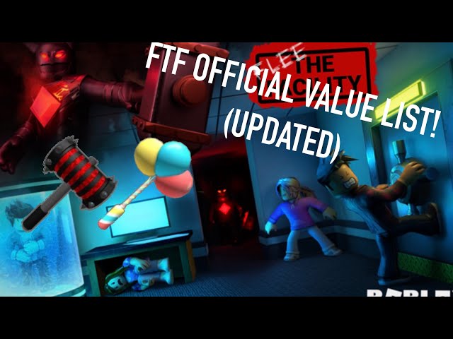 Roblox flee the facility value list (link in description OUTDATED) 