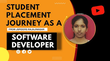 STUDENT GOT PLACED AS A DEVELOPER FROM JSPIDERS RAJAJINAGAR