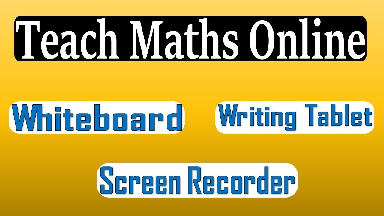 How to teach maths online | How to teach maths on laptop or desktop | Use zoom for teaching maths