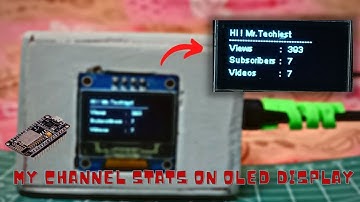 Displaying youtube views count on Nodemcu/Esp8266 OLED Display #nodemcu #oled #esp8266
