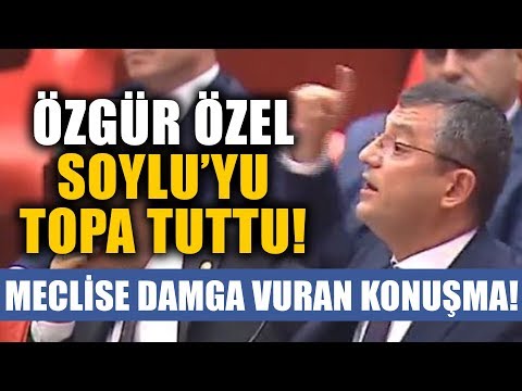 Özgür Özel Süleyman Soylu'yu Topa Tuttu! Meclis Tarihine Geçecek Konuşma!
