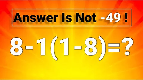 Most People Get This Math Question Wrong!