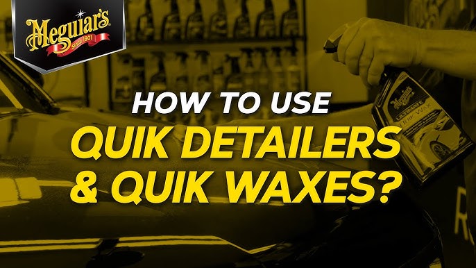 Meguiar's Ultimate Quik Wax & Ultimate Quik Detailer 