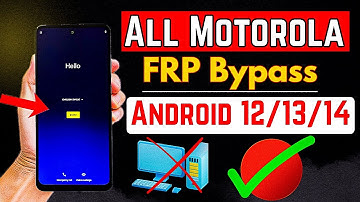 2025 NEW: Motorola FRP Bypass Android 13Without Computer [No Talkback/ No Maps] 100%Worked