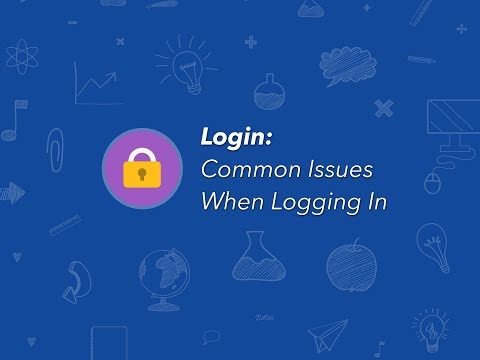 Login: Common Issues