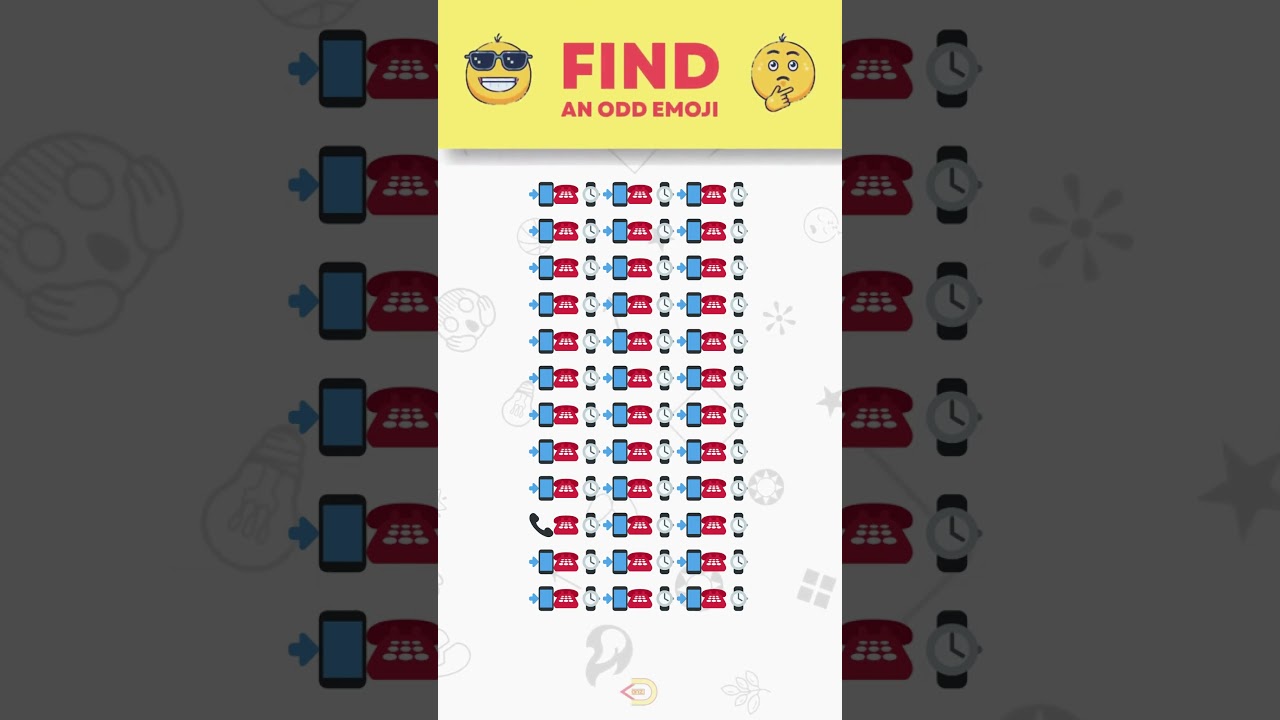Catch Me 4976 Emoji challenge Kanz Brain Buffle odd emoji #catchme