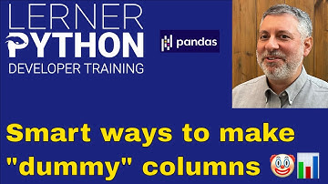 Working with dummies in Pandas