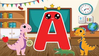 Dinosaur ABC Learning for Kids— Letter A with Nova and Rexo