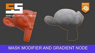 Blender Mask Modifier and Gradient Alpha