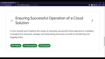 Ensuring Successful Operation of a Cloud Solution || Diagnostic and Knowledge Check Answers