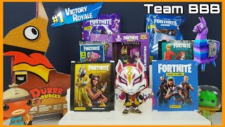 FORTNITE FIGURES! Durrr Burger Llama! Trading Cards, Stickers, Stampers and Keychains Series 2