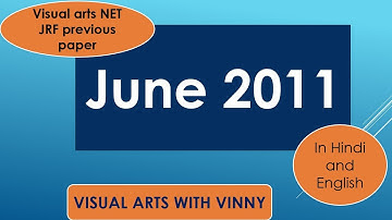 Ugc Net Preparation NET 2011 (JUNE) PAPER  .. For 2021 ..