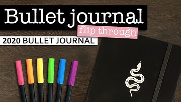 Neapolitan Bullet Journal Flip Through 💜