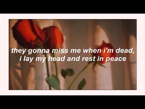 ☆lil peep☆ // praying to the sky (lyrics) ✞ #rip