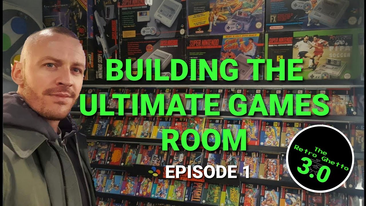Building The Ultimate Games Room / Man Cave.... Episode 1 - YouTube