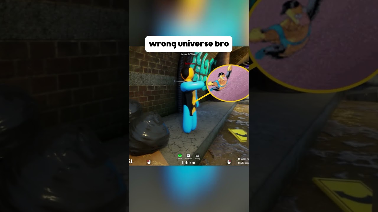 this ain't Invincible... #shorts #funny #funnymoments #gaming #newgame #indiegame #mecchachameleon