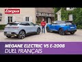 Renault mgane etech electric vs peugeot e2008  premier match