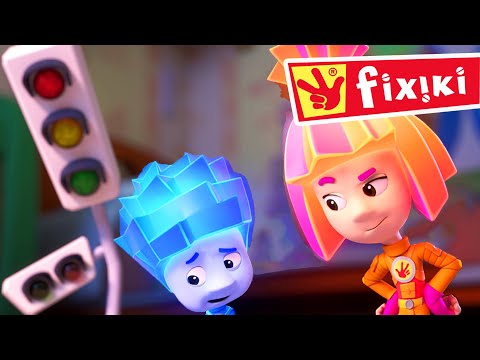 Fixiki - Învățăm culorile semaforului 🚦 Desene animate educative copii